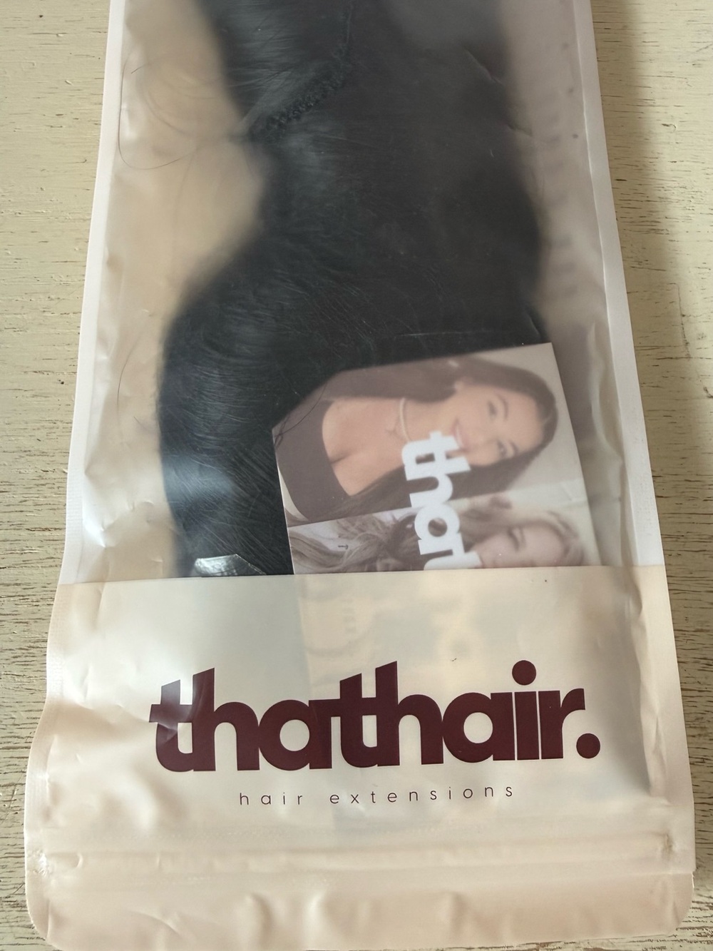 That hair Black Clip-In Hair Extensions - Natural Black